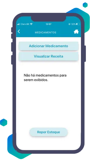 Adicione todos os seus medicamentos